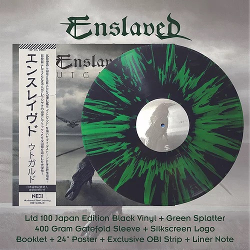 ENSLAVED Utgard Ltd 100 Japan Version Black + Green Splatter LP